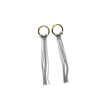 Серьги с цепочками 