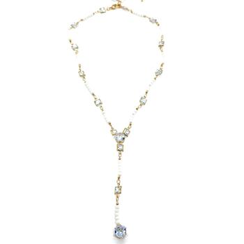 Колье галстук страза