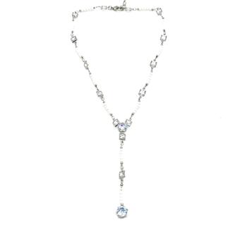 Колье галстук страза 