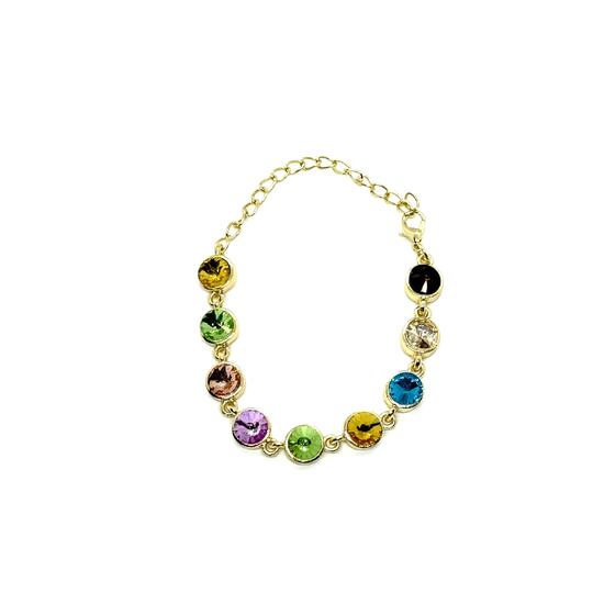 Браслет цветной круг 