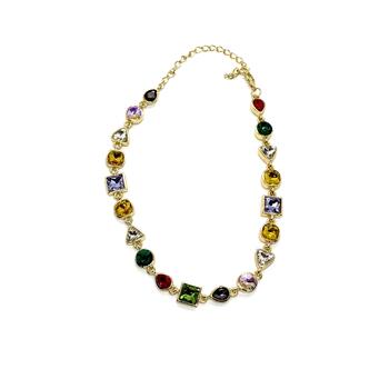 Колье геометрия цветная