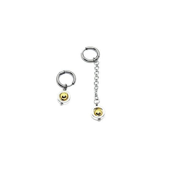 Серьги гематит