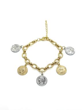 Браслет монетки