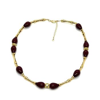 Колье красное