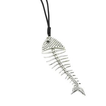 Колье рыба родий