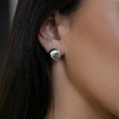 Серьги шарик