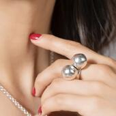 Кольцо 2 шара