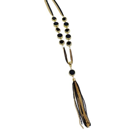 Колье удлинённое